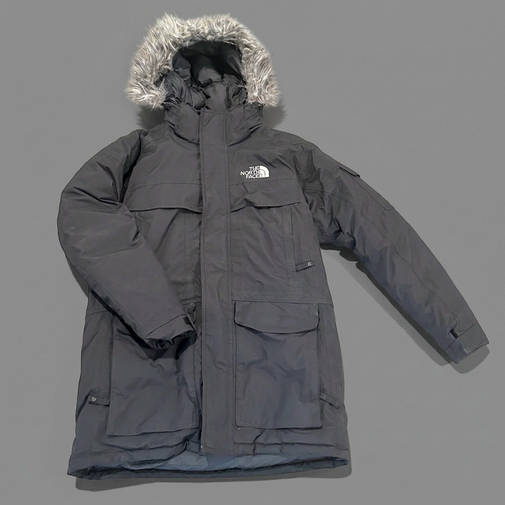 The North Face McMurdo Parka Men's Small Black 550 Down HyVent Winter Coat F12